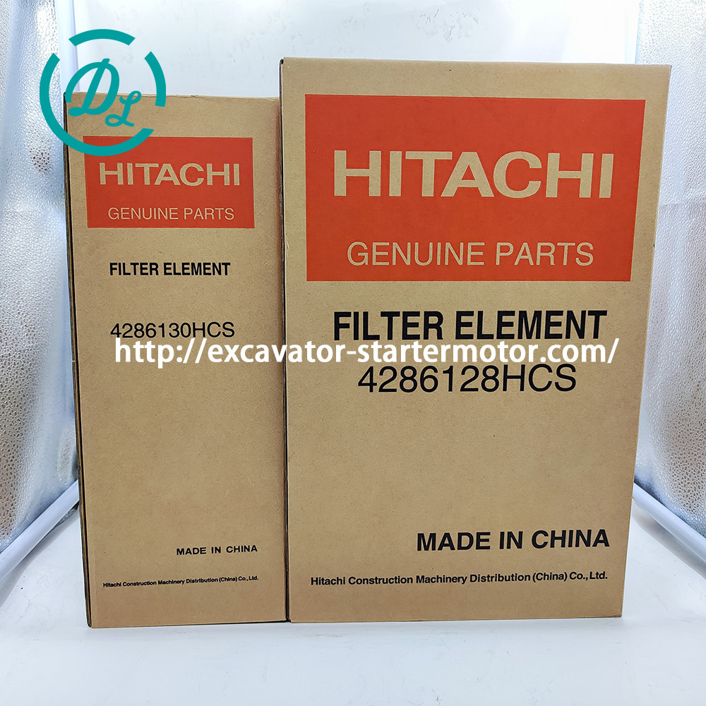 Excavator Air Filter 4286128HCS 4286130HCS X011552 Hitachi ZX200-3