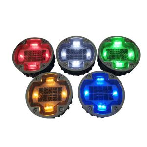 Quality Roadway Safety Led Strobe Aluminum Reflective Road Stud in White for Your Requirements wholesale