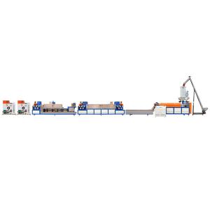 Plastic Recycling Fully Automatic PP Strapping Machine With Extruder Machine