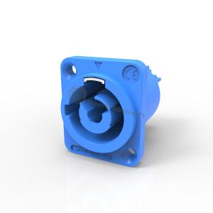 Quality Ip44 Industrial Power Female Connector Indoor Use Blue Input wholesale
