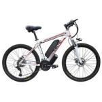 Lithium Battery 26 Inch Electric Mountain Bike SMLRO C6 With Cutoff Brake