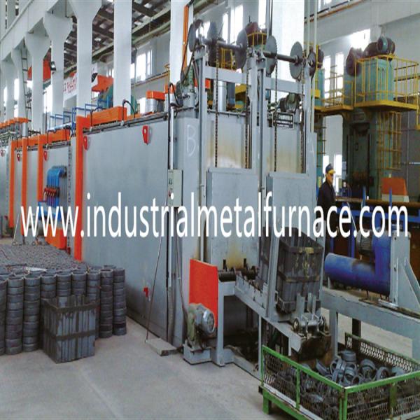Double Row Push Rod Isothermal Spheroidizing Heat Treatment Annealing Furnace