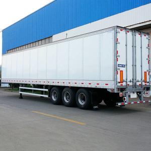 Quality Aluminum Alloy 50 Tons 3 Axle Dry Van Semi Trailer wholesale