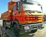 Utility 3 Axle Dump Truck , 25 Ton Dump Truck With Left / Hand Driving Steering