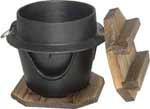 Quality cast iron fondue set wholesale