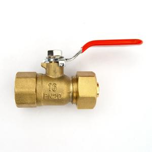 Quality long handle female brass ball valve for PEX-AL-PEX pipe wholesale