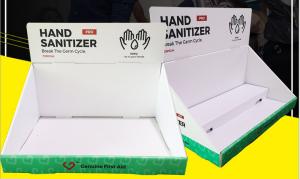 Quality OEM ODM Counter Cardboard Book Display Boxes Glossy Varnishing wholesale