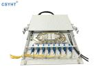 Abs Rack Mount Fiber Optic Patch Panel 1U 24 Fibers Drawer Slidable 19''
