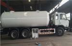 20000 Liter 10 Ton LPG Gas Tanker Truck Rigid Bobtail Truck With Rochester Level