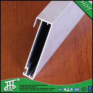 Quality anodizing silver aluminum profile for cabinet glass door frame aluminum profiles with best wholesale
