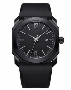 Quality Sweatproof Mens Watches With Silicone Strap Lightweight Alloy Material wholesale