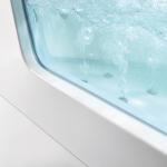 LED Light Acrylic Massage Bathtub Sanitary Grade M1781-D 1700×800×600mm