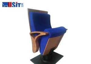 Quality Luxury Folded Up Plywood Auditorium Theater Seats Europe Style With Air Supply wholesale