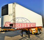 13m 40 Ft Refrigerated Trailer , Air Suspension Refrigerated Enclosed Trailer