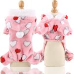 Organic Luxury Pets Wearing Clothes Costumable Fleece Dog Coat
