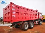19.32m3 375HP SINOTRUK Tipper Truck With Short Mileage