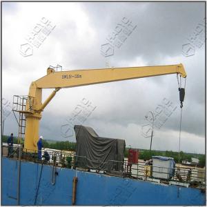 Quality Stiff Boom Offshore Ship Cranes for sale Marine Ship Deck Crane wholesale