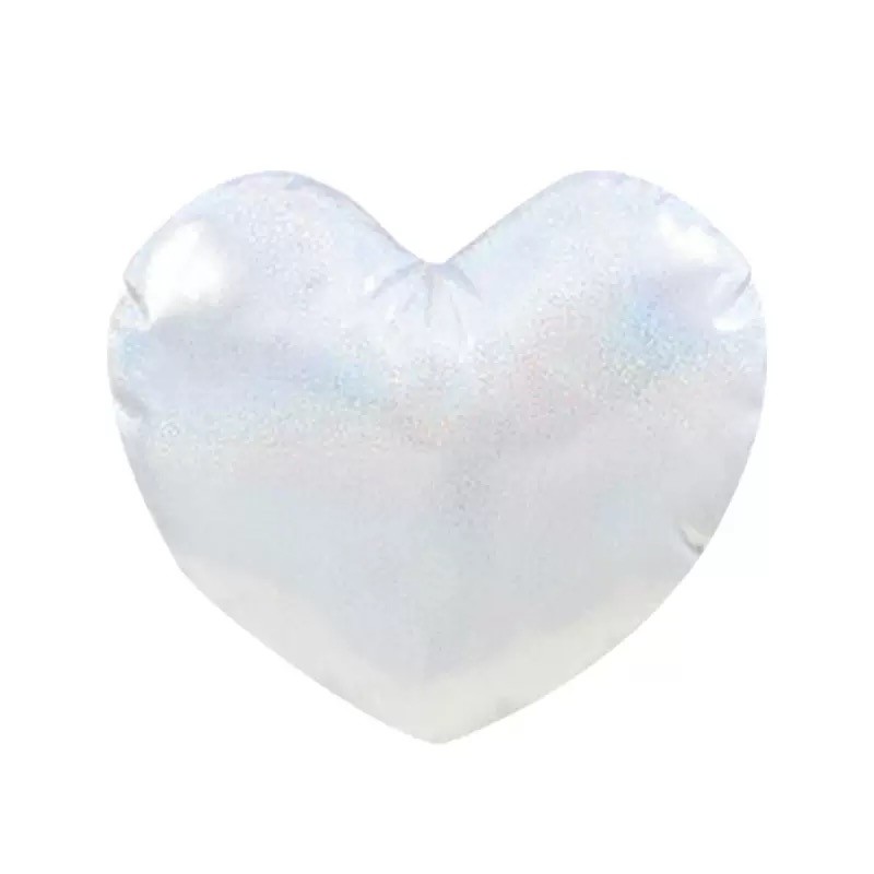 Heart Shape Sublimation Colorful Pillowcase DIY Personalized Glittery Pillow Cover