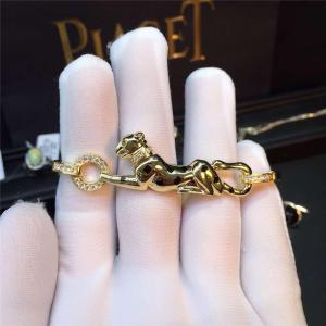 Quality C Cheetah bracelet - showing the charm of courage, naughty or docile .18K gold jewelry factory shafle garnet, Onyx wholesale