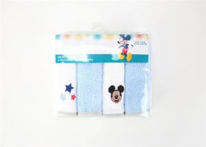 Quality Cute Newborn Baby Bath Towels , Softest Baby Washcloths 10X10&quot; Size 380G wholesale