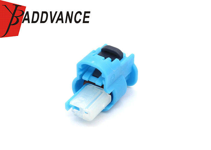 2-1-397 AMP TE Connectivity Female 2 Pin Rectangular Connector Blue Color