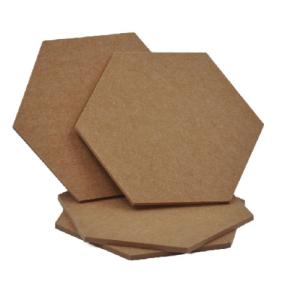 Quality PET Sound Absorbing Hexagon Acoustic Panels For Home Office Classroom Wall wholesale