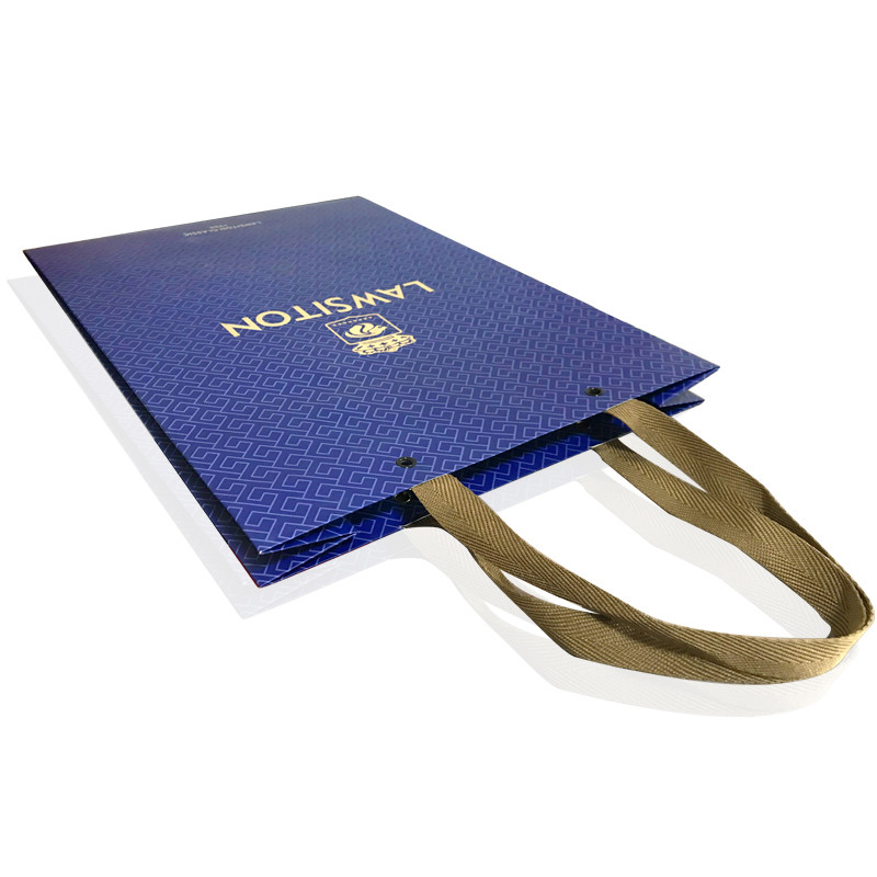Customized Resealable Brown Kraft Food Wholesale Paper Gift Bags With Handles Packaging