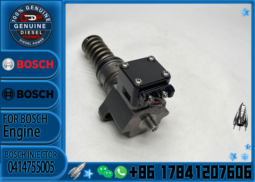 Common Rail Fuel Injector 0414755005 for DAF CF 9.2d 12.12d Engine PE XE-C Euro Engine