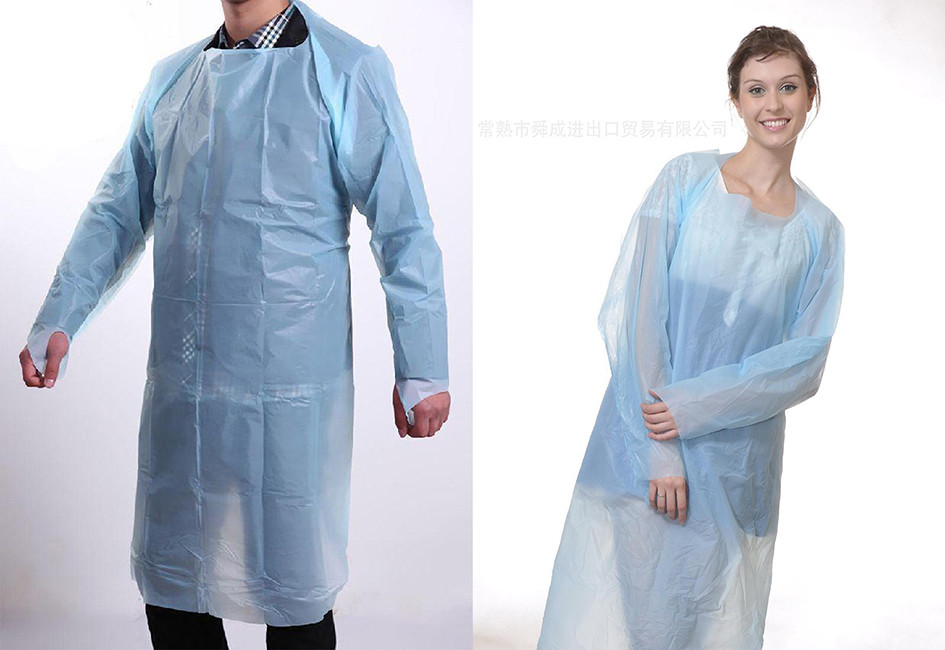 Disposable surgical gown,CPE surgical gown,Non-woven surgical gown,Used in hospital or clinic for protection