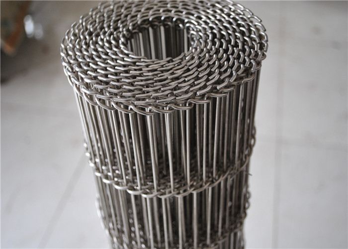 Industrial Heavy Duty Conveyor Chain Belt Stainless Steel 304 Corrosion Resistant
