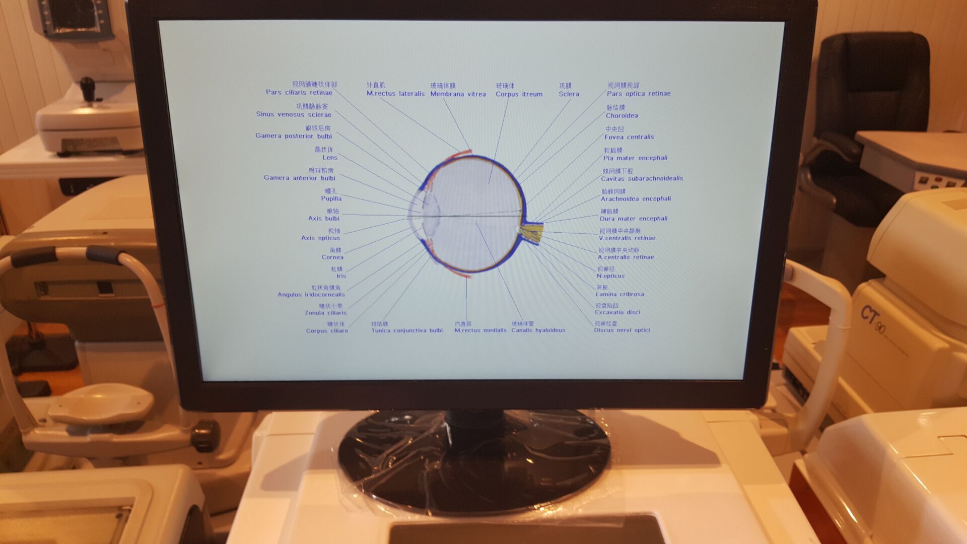 Made in china 19" LCD vision chart DCP-200 convenient control Auto Chart Projector