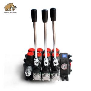 Quality DCV60 Hydraulic Directional Valve Three Spool 60lpm Pneumatic Control wholesale