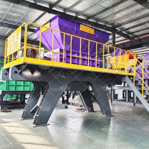 Quality Automatic Aluminium Shredder Machine Recycling Metal Scrap Shredder wholesale