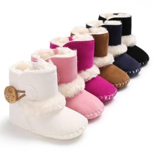 Quality 2019 winter wholesale Warm plush 0-2 years prewalker outdoor baby boots booties wholesale