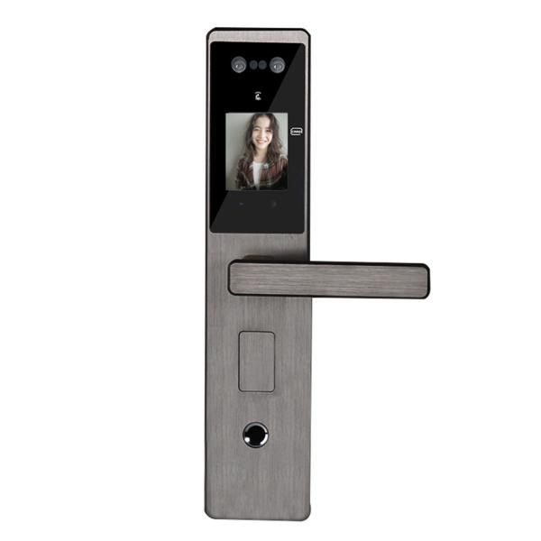 Cheap Aluminium Smart Face Recognition Cerradura Fingerprint Password Lock for sale