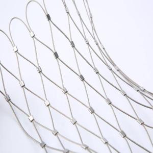China 1mx30m 316 316L Stainless Steel Wire Rope Mesh on sale