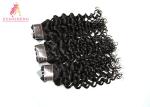 Unprocessed Italian Wave Brazilian Human Hair Customized Length