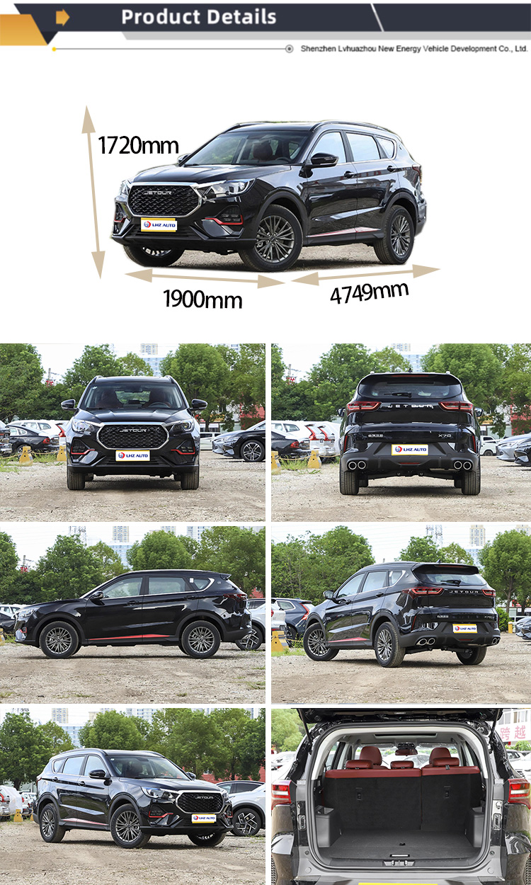 Compact 1.5L Power 5-Door 5-Seat Family SUV with LED Daytime Light Chery Jetour X70