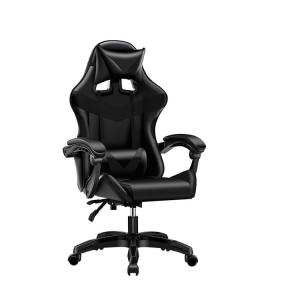 Quality ISO9001/ISO14001 Certified Black Gaming Chair with BIFMA Passed 60mm PU Nylon Castors wholesale