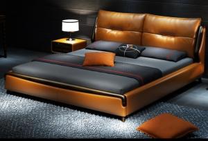Quality Leather Modern Luxury Furniture High End Contemporary Bedroom Furniture wholesale