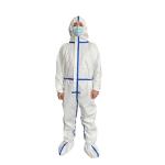 Polypropylene Nonwoven Disposable Protective Coverall , Disposable Chemical Suit