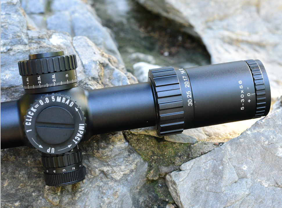 Long Distance Sight with Mount FFP ED Optic Glass Hunting Sight 5x-30x Magnification