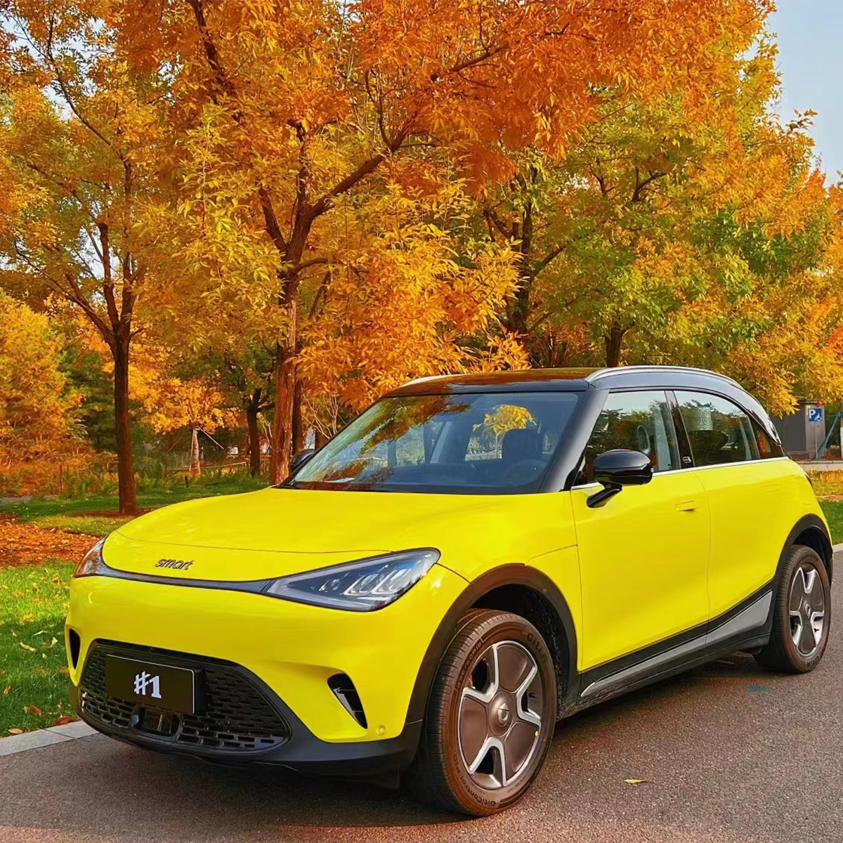 2023/2024 GEELY Mini SUV Electric Cars with 66 Kwh Battery Capacity and Left Steering in Green/Blue/Yellow/White Colors
