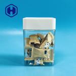 Clear Plastic Pet Cookie Jar For Dates Marshmallow Seeds Walnut Dried Vegetable