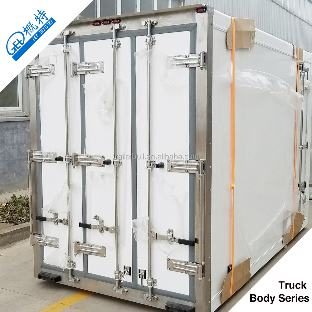 0.295 W/m2 C K Value Refrigerated Semi Truck Trailer for Frozen Meats and Chill Foods