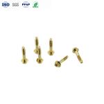 Custom M4 Carbon Steel Yellow Zinc Phillips Hexagon Flange Head Dog Tail Screws