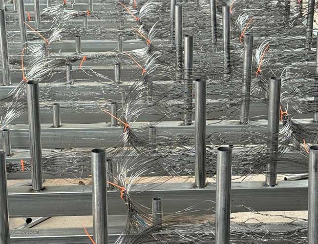 Warfare Fence Anti Tank Barrier Obstacles Low-Visibility Wire Net Fence