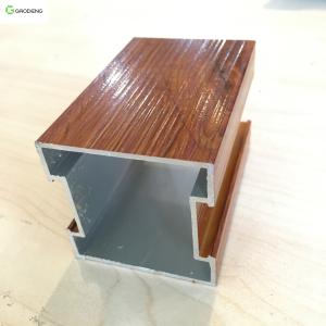 Quality Wood Grain Aluminum Profiles With Good Feeling wholesale