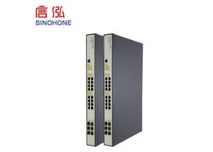 Quality No Fan Power Over Ethernet Switch , RJ45 Fiber Optic Cable 32.74 Mpps wholesale