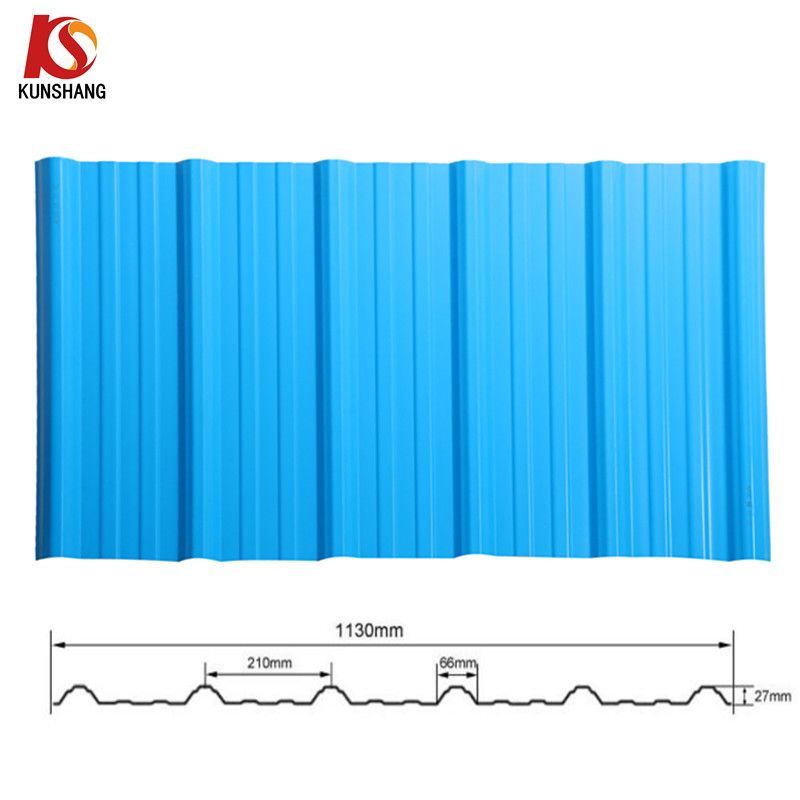 3-Layer Fireproof PVC Corrugated Roof Sheets Waterproof UPVC Roofing Tiles for Warehouses